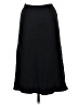Eileen Fisher 100% Wool Solid Black Wool Skirt Size P (estimated, petite) - photo 1