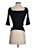 Intermix Blue Black 3/4 Sleeve Top Size S - photo 2