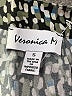 Veronica M. 100% Polyester Animal Print Teal 3/4 Sleeve Blouse Size S - photo 7