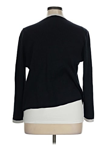 AK Anne Klein Silk Cardigan (view 2)