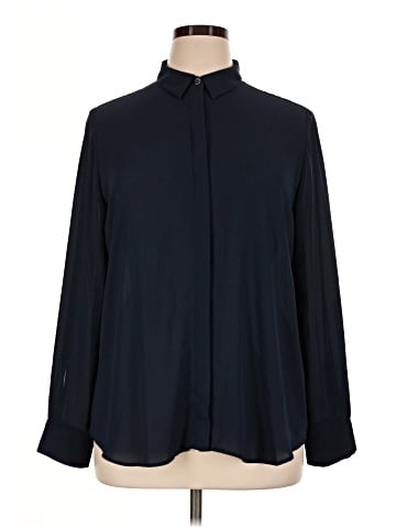 Ann Taylor Factory Long Sleeve Blouse (view 1)