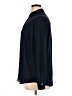 Ann Taylor Factory 100% Polyester Solid Blue Long Sleeve Blouse Size XL - photo 5