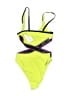 Speedo Argyle Green One Piece Swimsuit Size XS (30) - photo 2