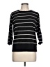 Infinity Stripes Black Pullover Sweater Size L - photo 1