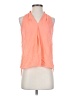 Vince Camuto 100% Polyester Orange Sleeveless Blouse Size XS (petite) - photo 1