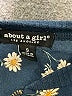 About A Girl 100% Polyester Floral Black Long Sleeve Blouse Size S - photo 7