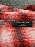 Lane Bryant Plaid Red Long Sleeve Button-Down Shirt Size 18 - 20 Plus - photo 7