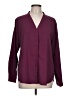 Stitch Fix 100% Polyester Burgundy Purple Long Sleeve Blouse Size L (estimated) - photo 1