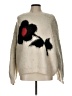Pol Floral Ivory Pullover Sweater Size L - photo 1