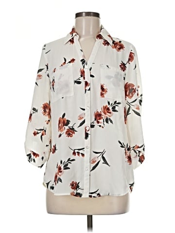 By & By 3/4 Sleeve Blouse (view 1)