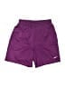 Nike 100% Polyester Solid Purple Athletic Shorts Size L (kids) - photo 1