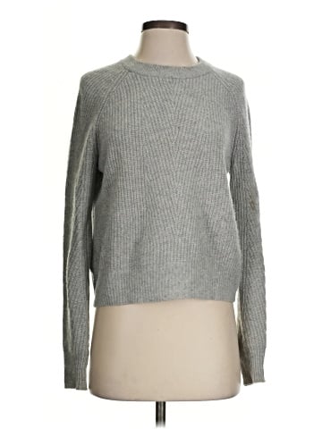 Aqua Cashmere Pullover Sweater (view 1)