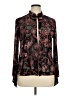Studio 1 Paisley Burgundy Long Sleeve Blouse Size 14 - photo 1