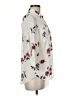 By & By 100% Polyester Floral Ivory 3/4 Sleeve Blouse Size M - photo 4