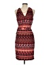 Jessica Simpson Print Red Casual Dress Size 6 - photo 2