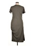 Treasure & Bond Solid Gray Casual Dress Size XL - photo 2