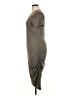 Treasure & Bond Solid Gray Casual Dress Size XL - photo 5