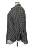 Auditions 100% Polyester Houndstooth Gray Long Sleeve Blouse Size 3X - photo 5