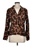 Requirements Animal Print Brown Blazer Size M - photo 1