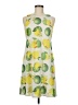 Chetta B Print Yellow Casual Dress Size 8 - photo 1