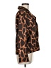 Requirements Animal Print Brown Blazer Size M - photo 4