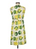 Chetta B Print Yellow Casual Dress Size 8 - photo 2