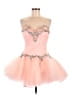 Mac Duggal 100% Polyester Pink Cocktail Dress Size 6 - photo 1