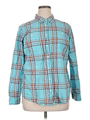 St. John's Bay Long Sleeve Button-Down Shirt (view 1)