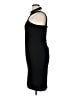 Bebe Solid Black Cocktail Dress Size 14 - photo 5