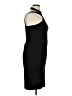 Bebe Solid Black Cocktail Dress Size 14 - photo 4