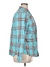 St. John's Bay 100% Cotton Plaid Teal Long Sleeve Button-Down Shirt Size XL - photo 4