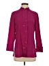 Carlisle Burgundy 3/4 Sleeve Button-Down Shirt Size 0 - photo 1