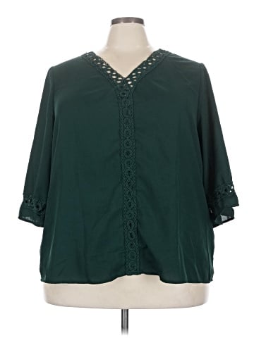 Emery Rose 3/4 Sleeve Blouse (view 1)