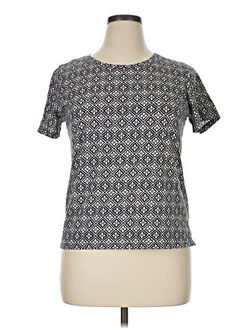 Ann Taylor Factory Short Sleeve T-Shirt (view 1)