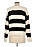 Pink Rose 100% Polyester Stripes Ivory Pullover Sweater Size L - photo 2