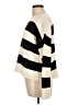 Pink Rose 100% Polyester Stripes Ivory Pullover Sweater Size L - photo 5