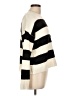 Pink Rose 100% Polyester Stripes Ivory Pullover Sweater Size L - photo 4