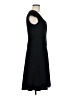 Chaps 100% Polyester Solid Black Casual Dress Size 8 - photo 4