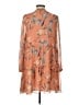 Greylin 100% Polyester Orange Casual Dress Size L - photo 2