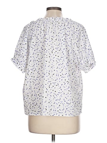 Ann Taylor Factory Short Sleeve Blouse (view 2)