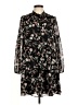 Luxology 100% Polyester Floral Black Casual Dress Size M - photo 1