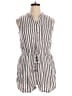 Kelly Renee Stripes Gray Romper Size XL - photo 1
