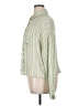 Lulus Stripes Green Long Sleeve Blouse Size XL - photo 5