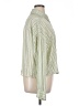 Lulus Stripes Green Long Sleeve Blouse Size XL - photo 4