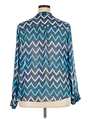 a.n.a. A New Approach Long Sleeve Blouse (view 2)