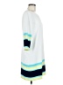 Ann Taylor 100% Polyester Color Block White Casual Dress Size 6 Petite - photo 4