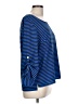 Calvin Klein Blue 3/4 Sleeve Top Size L - photo 4