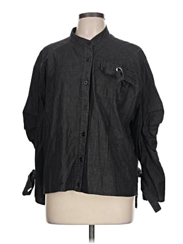 TOV 3/4 Sleeve Button-Down Shirt (view 1)
