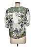 Hale Bob Green Short Sleeve Blouse Size M - photo 2