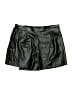 Jason Wu 100% Polyester Metallic Black Skort Size L - photo 2
